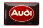 Preview: Blechschild "Audi Logo" - 30 x 20cm